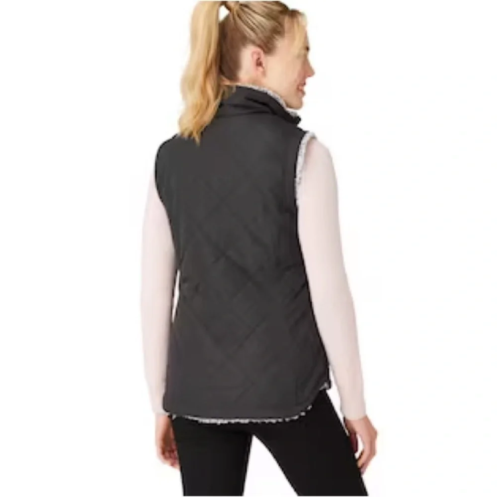 Free Country Women's Black Polyester Insulated Vest